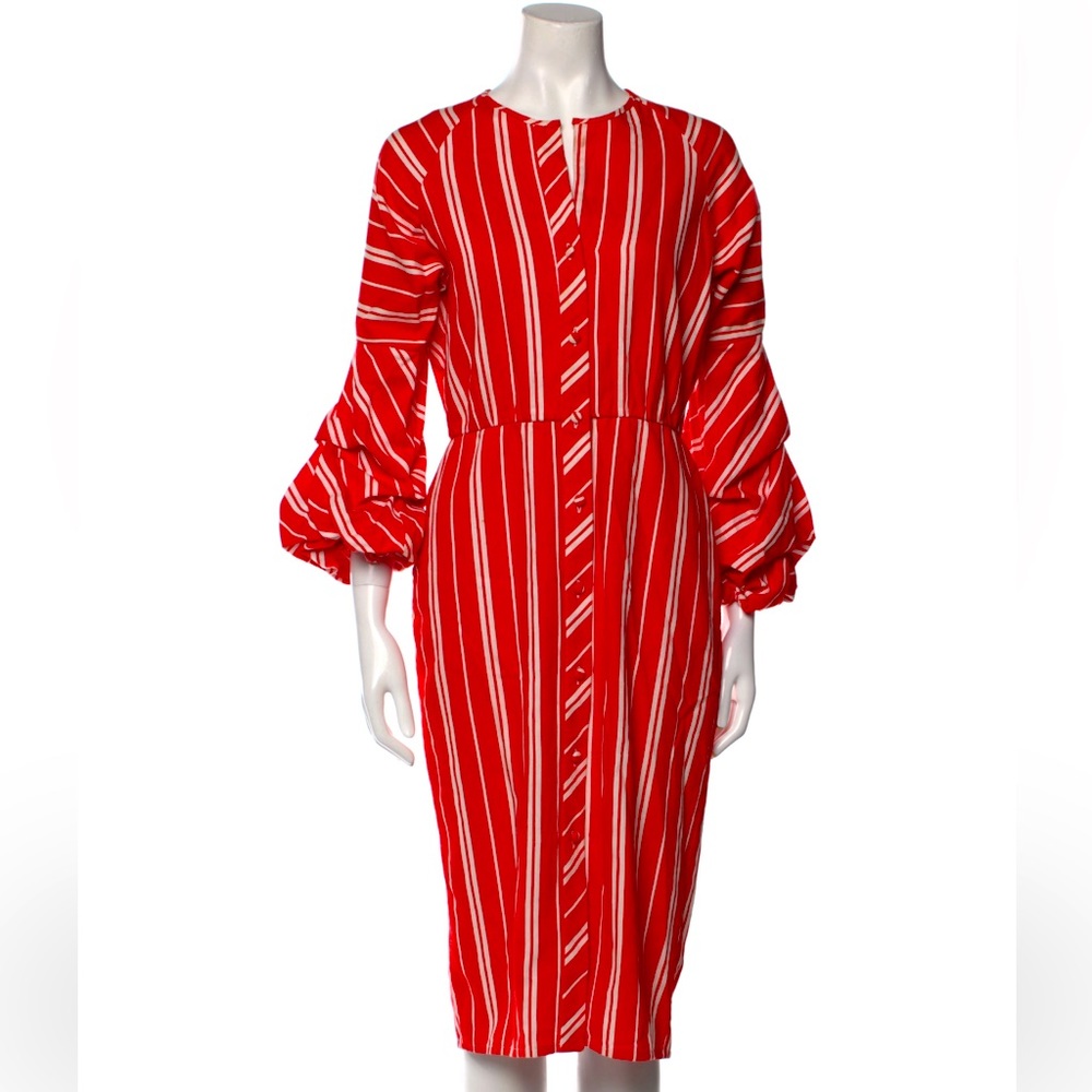COPY - Johanna Ortiz Red Linen Dress!